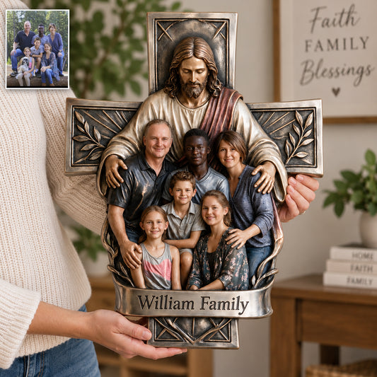 Croyant - Panneau en Métal Découpé Personnalisé Christian 3D