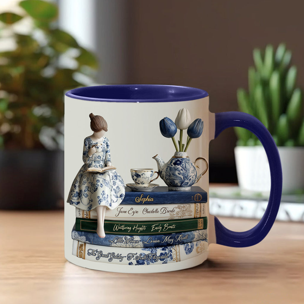 Mug personnalisé « J’adore les livres »