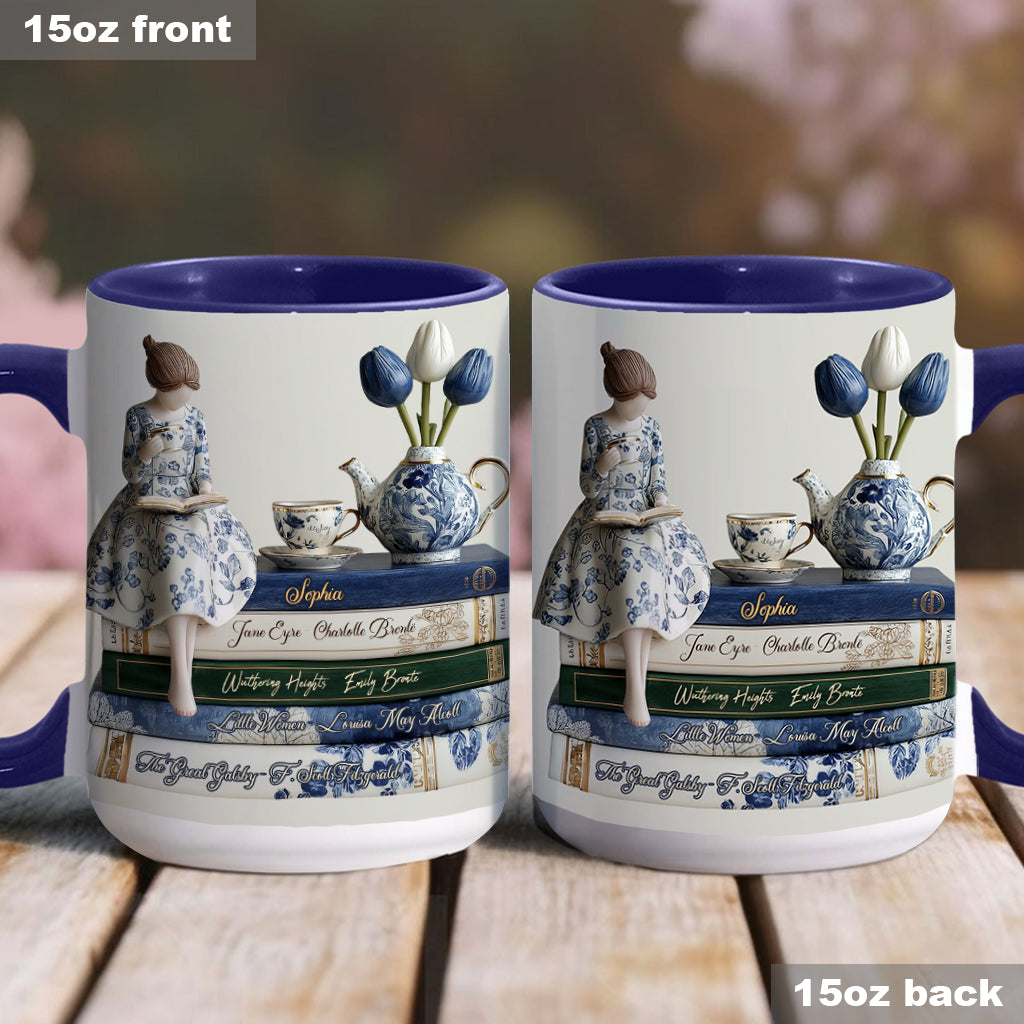 Mug personnalisé « J’adore les livres »