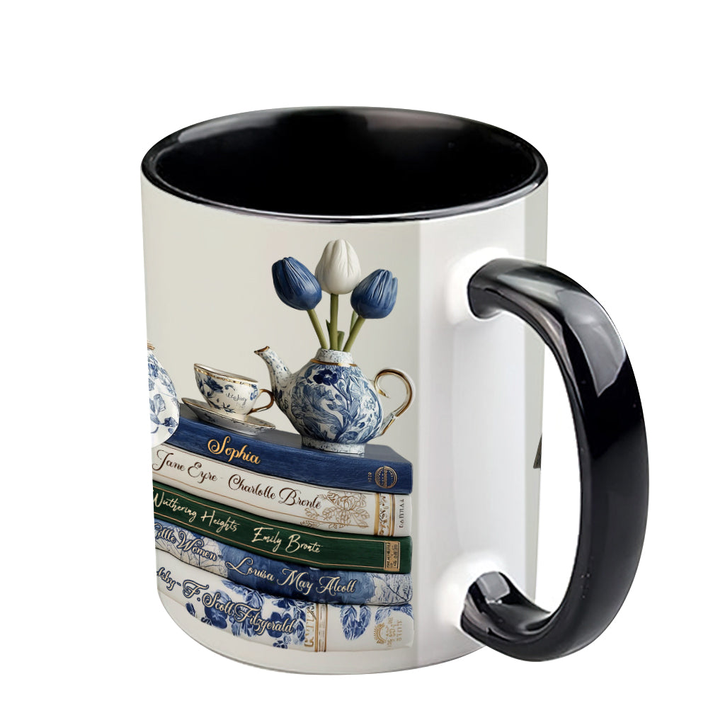 Mug personnalisé « J’adore les livres »