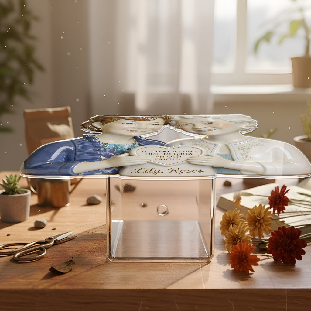 It Takes A Long Time To Grow An Old Friend - Personalized Bestie Acrylic Pot