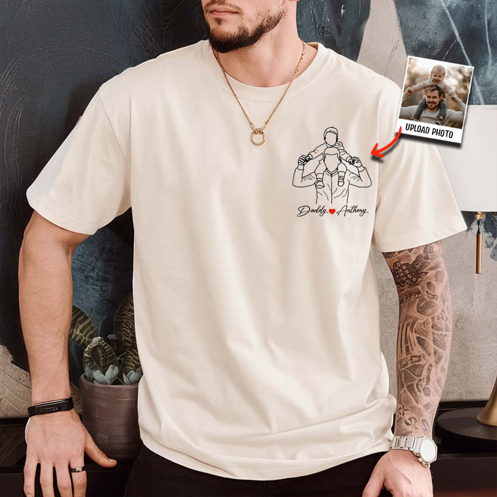 Meilleur papa du monde - T-shirt et sweat à capuche personnalisés pour papa