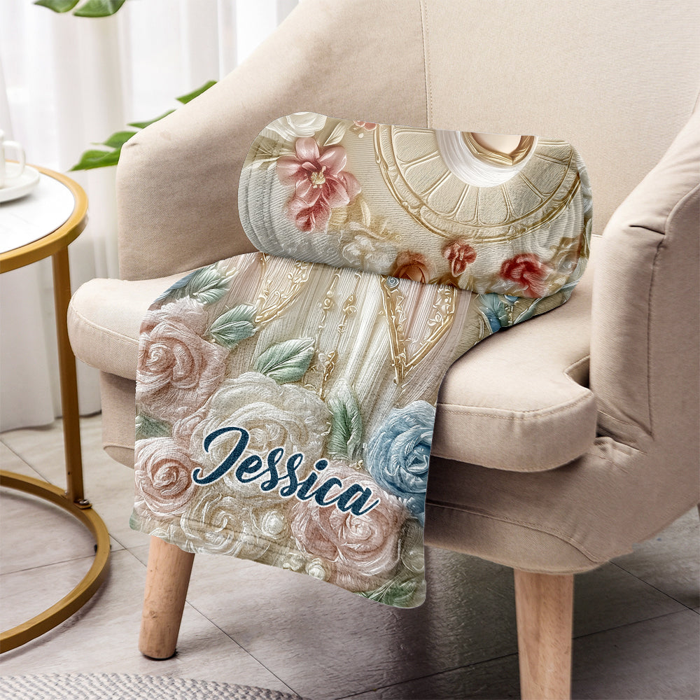 Paix dans la foi - Couverture chrétienne personnalisée