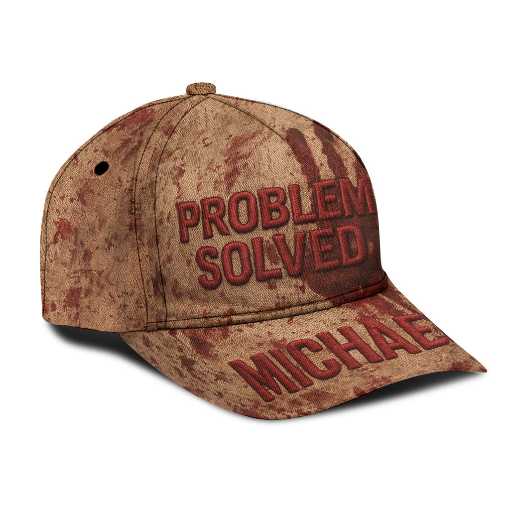 Problème résolu - Casquette classique personnalisée avec un personnage d'horreur