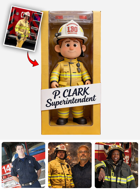 Firefighter Gift - Personalized Firefighter Custom Shaped Acrylic Plaque