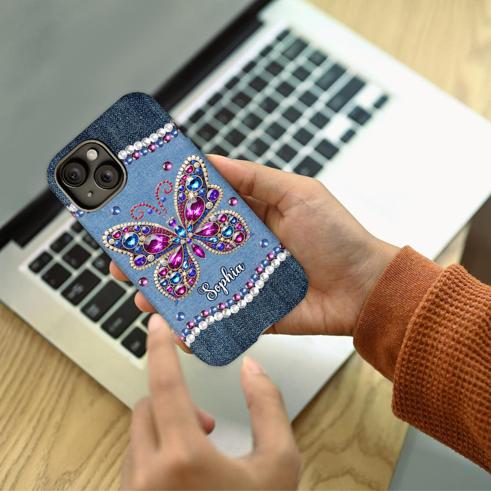 Magnifique Papillon - Coque de téléphone personnalisée avec impression papillon intégrale