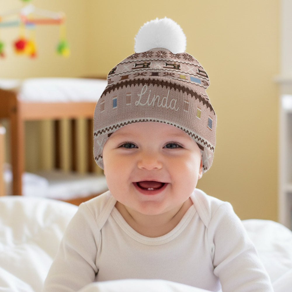 Machine à coudre et bobine de fil - Bonnet de couture personnalisé