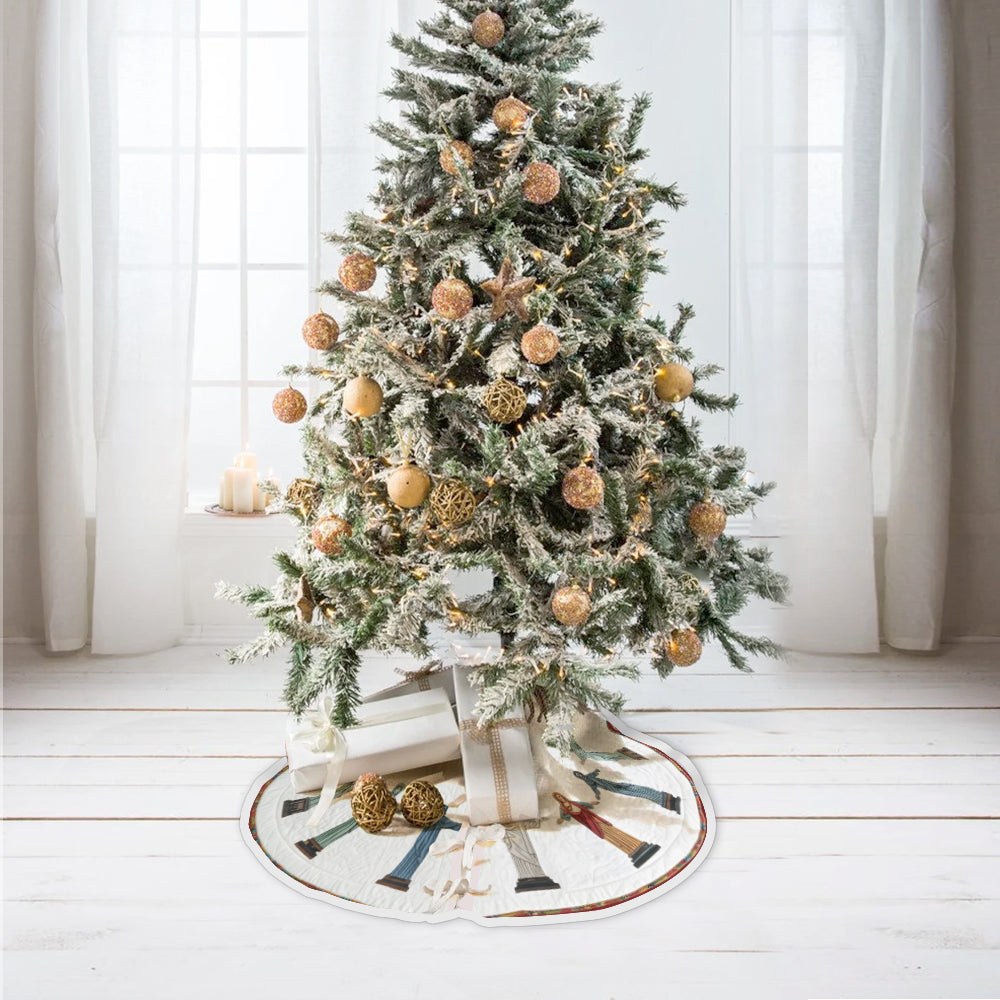 Croyant - Jupe de sapin chrétienne personnalisée