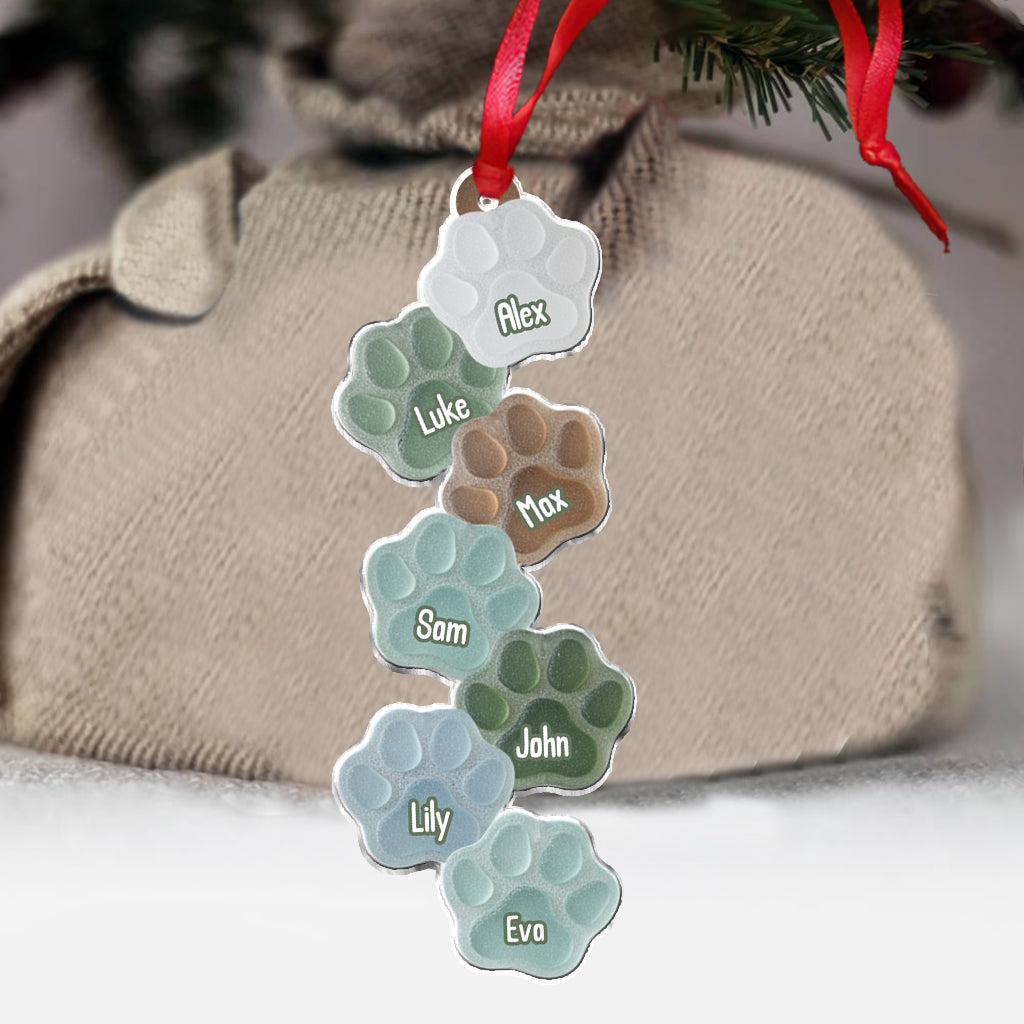 Adorables pattes pour chiens, chats et animaux de compagnie - Ornement personnalisé pour chien