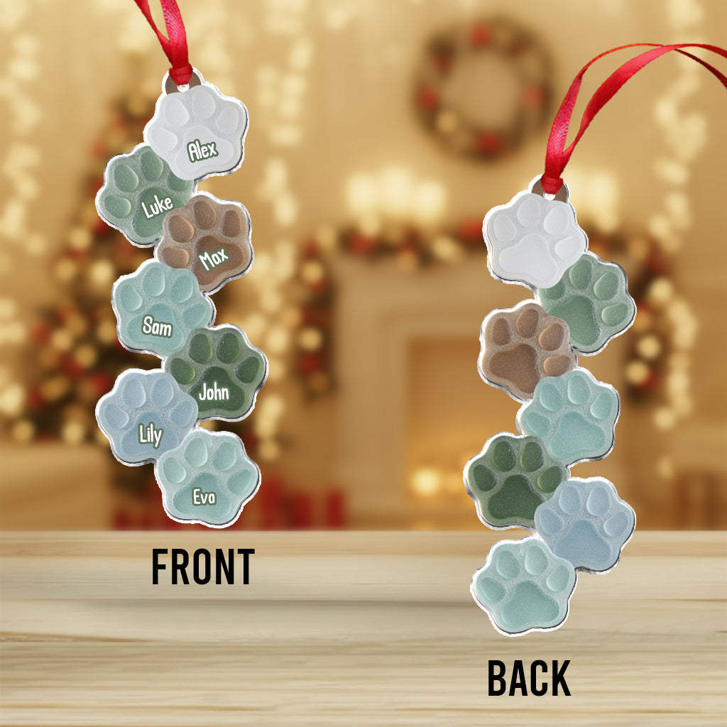 Adorables pattes pour chiens, chats et animaux de compagnie - Ornement personnalisé pour chien