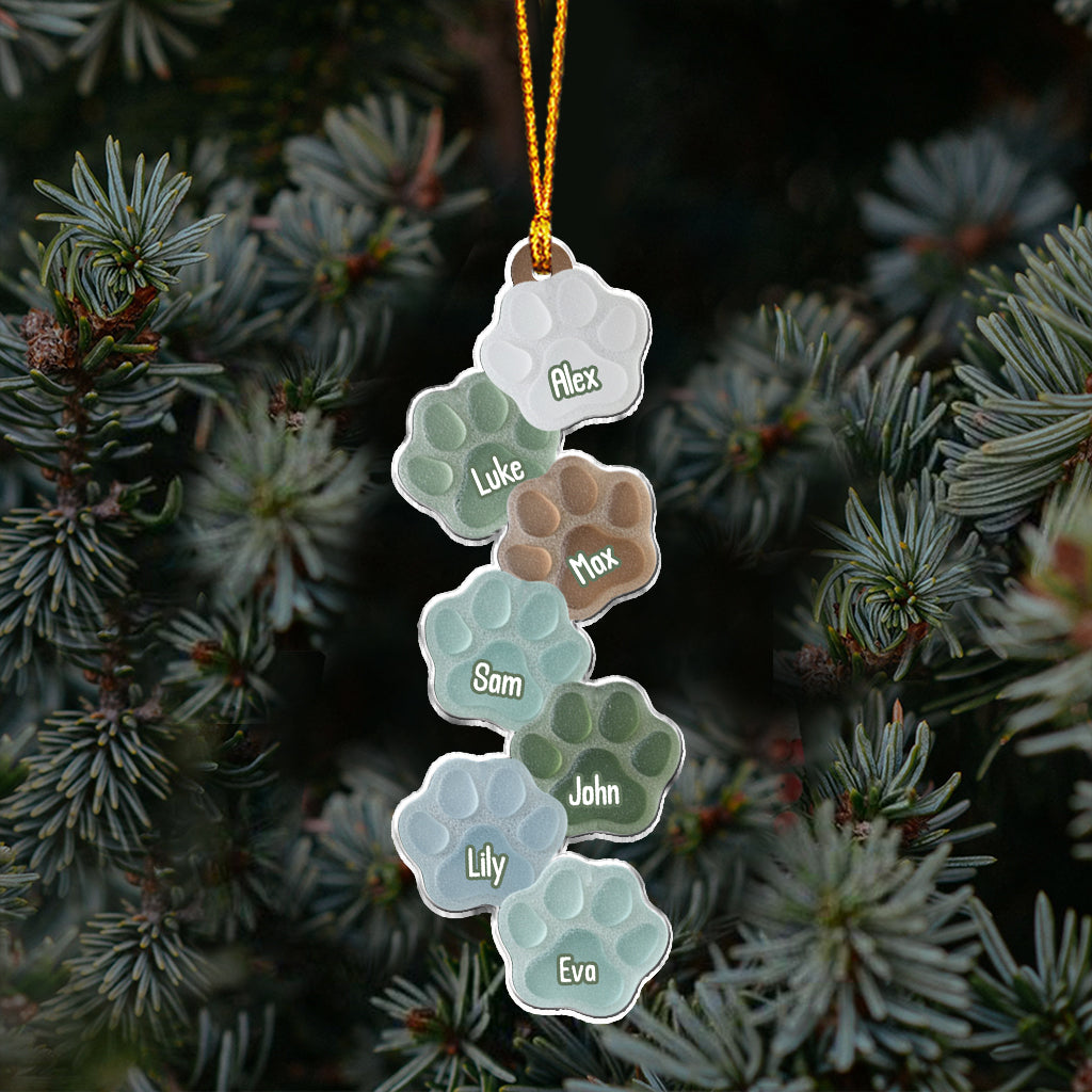 Adorables pattes pour chiens, chats et animaux de compagnie - Ornement personnalisé pour chien