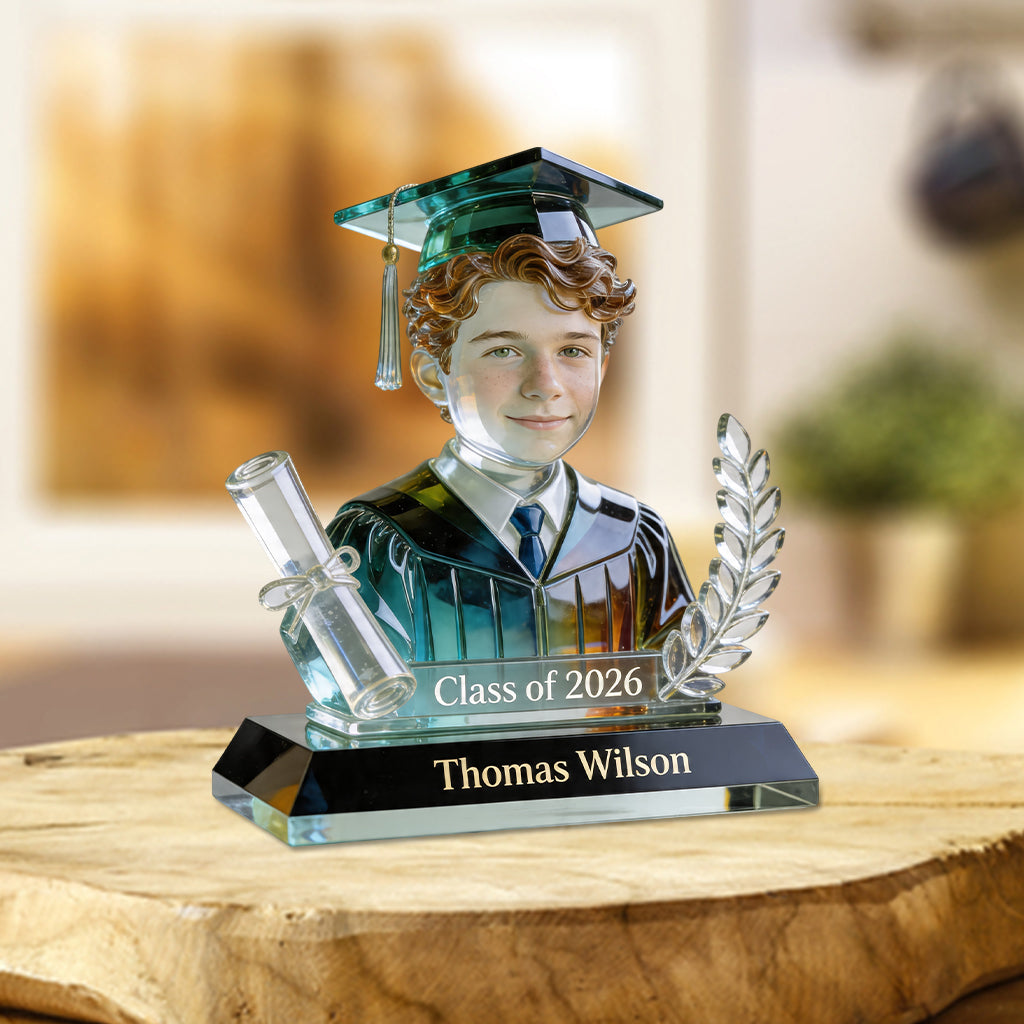 Photo Personnalisée - Plaque Acrylique Sur Mesure pour Graduation