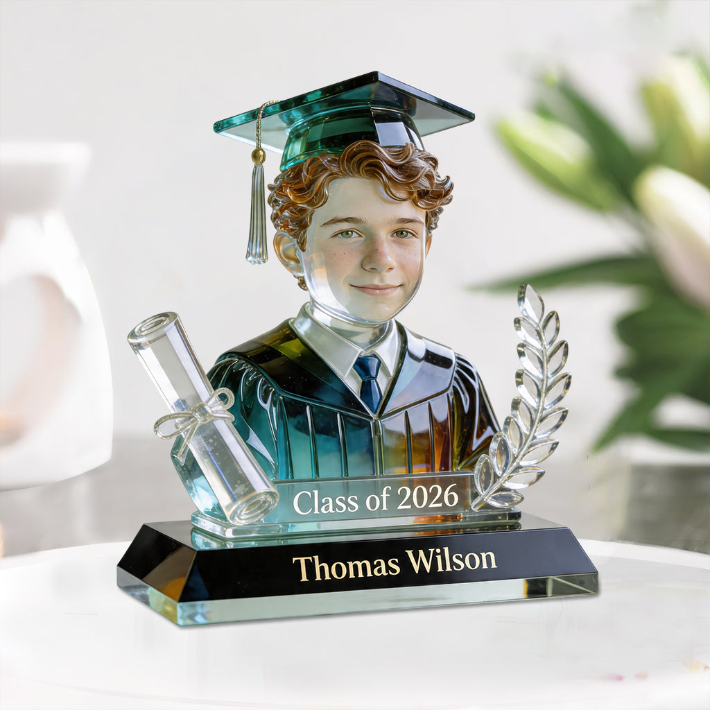 Photo Personnalisée - Plaque Acrylique Sur Mesure pour Graduation