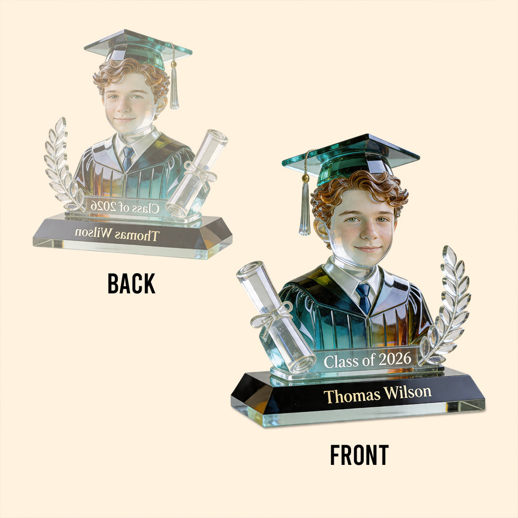 Photo Personnalisée - Plaque Acrylique Sur Mesure pour Graduation