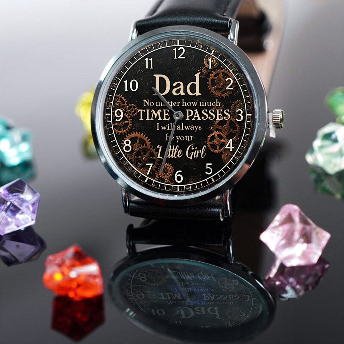 I Will Always Your Little Kid - Personalized Father Hand Watch