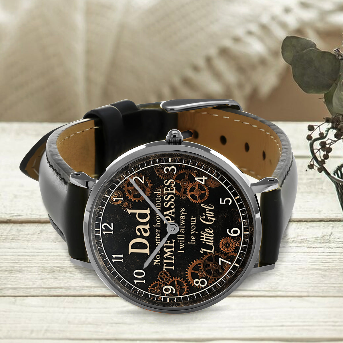 I Will Always Your Little Kid - Personalized Father Hand Watch