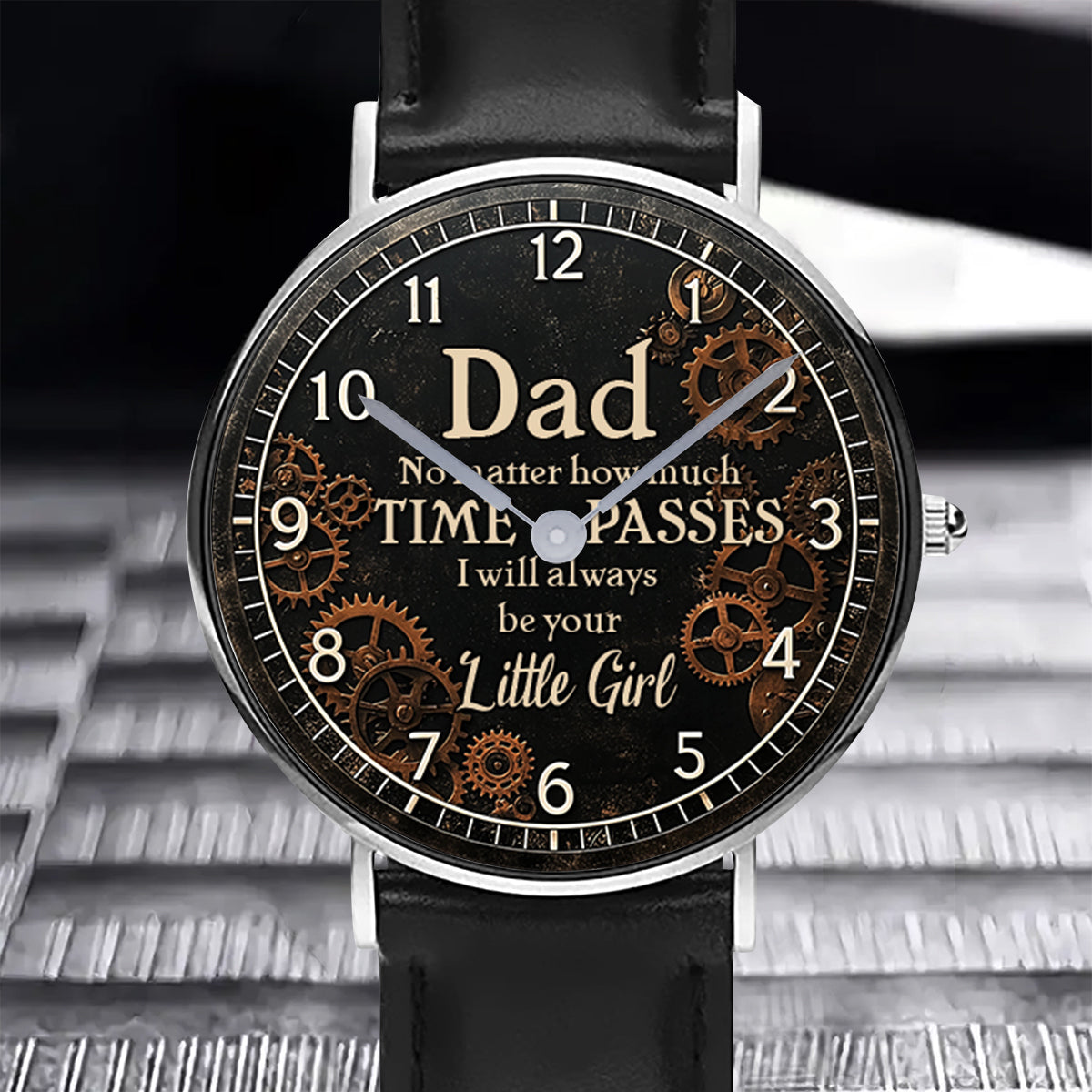 I Will Always Your Little Kid - Personalized Father Hand Watch