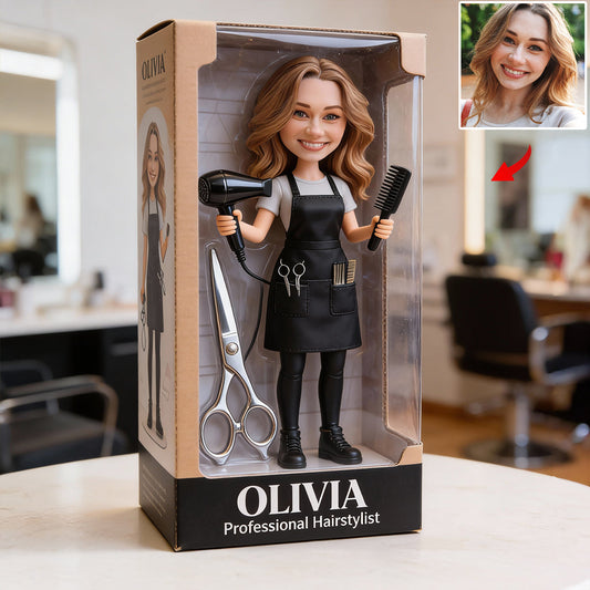 Décoration de salon de coiffure avec ciseaux - Plaque acrylique personnalisée en forme de coiffeur
