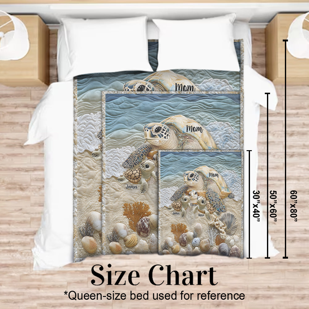 We Love You - Personalized Mother Blanket