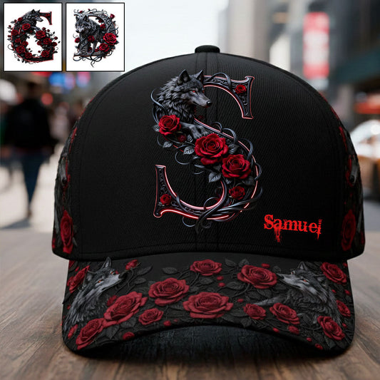 Casquette classique personnalisée Loup et Roses