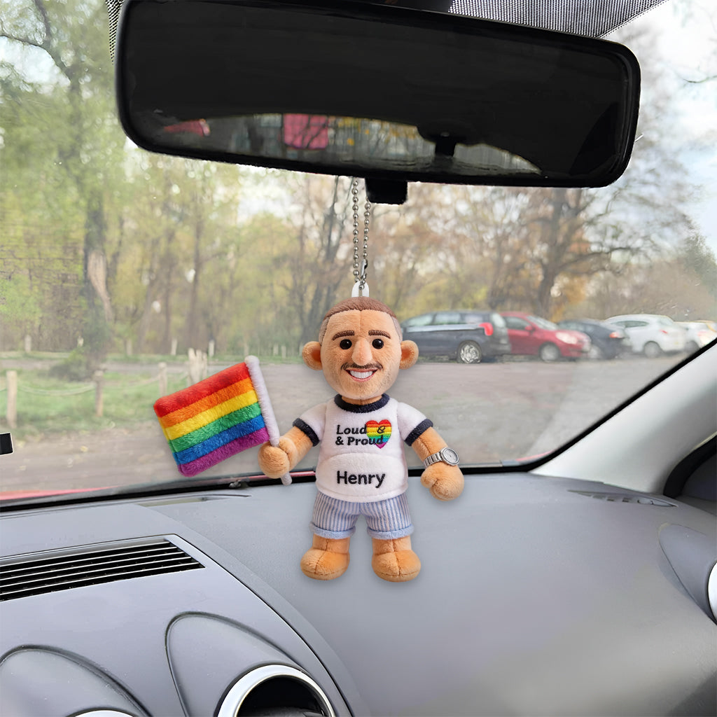 Porte-clés en Peluche Personnalisé - Soutien LGBT Amour est Amour