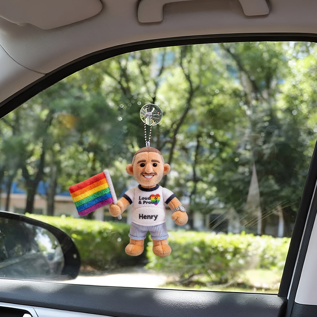 Porte-clés en Peluche Personnalisé - Soutien LGBT Amour est Amour