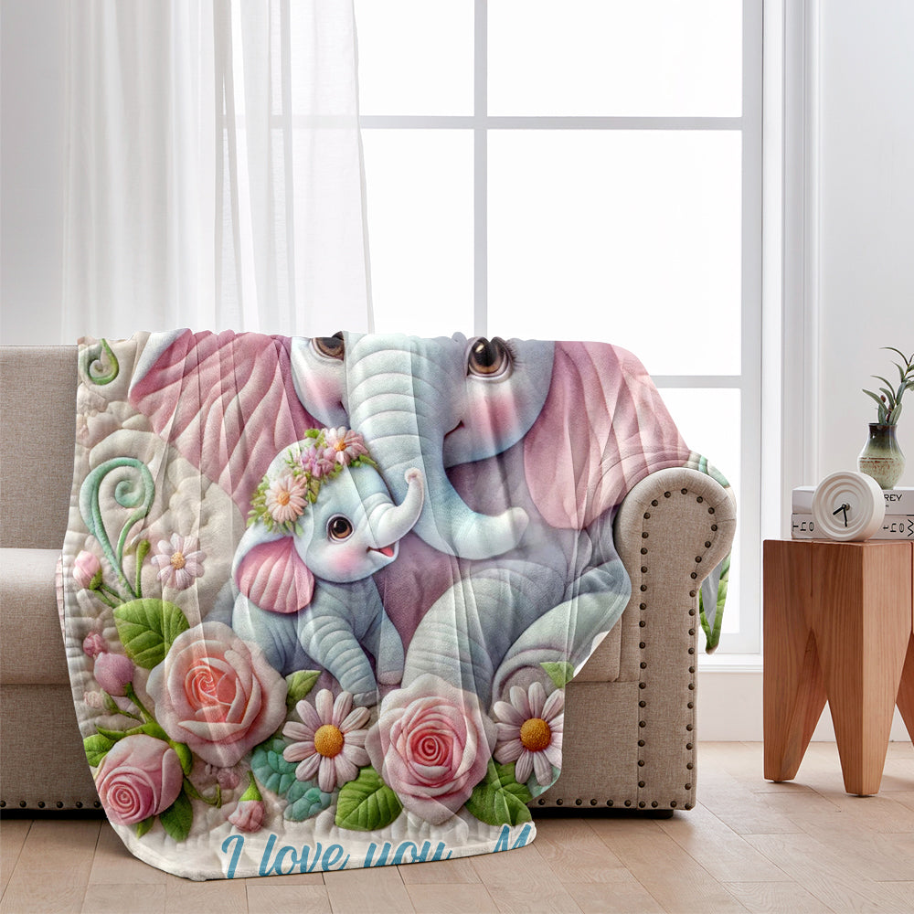 Je t'aime - Couverture personnalisée pour maman