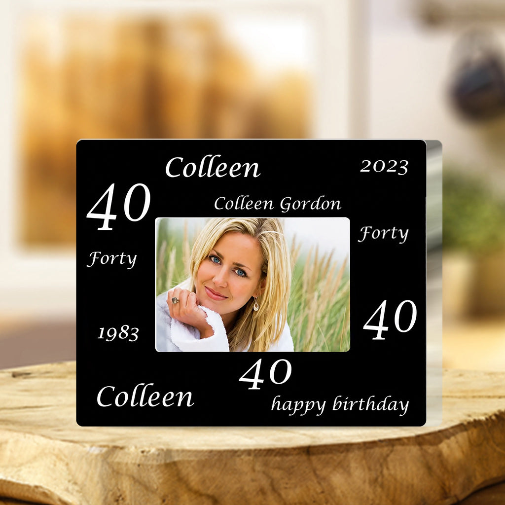 Happy Birthday - Personalized Birthday Custom Shaped Acrylic Plaque