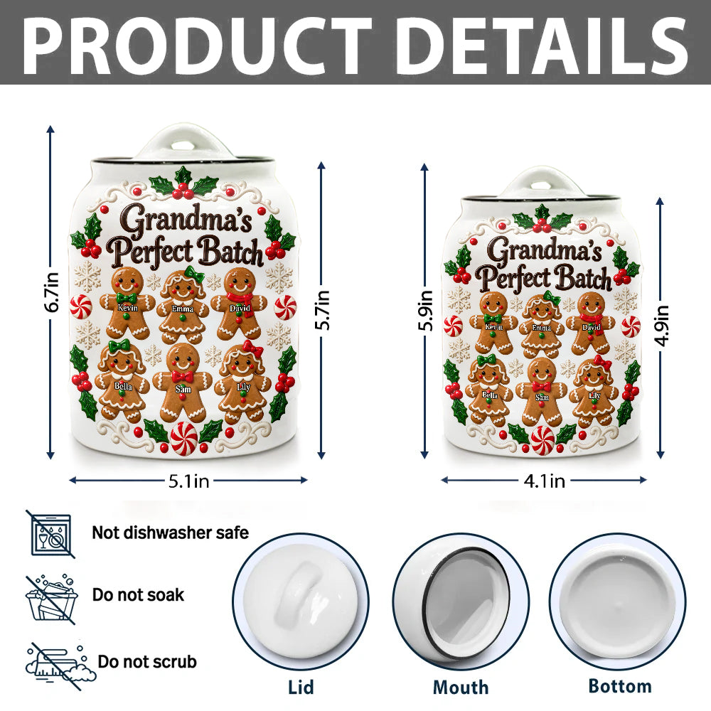 Le Pot à Cookies Parfait de Mamie - Personnalisé