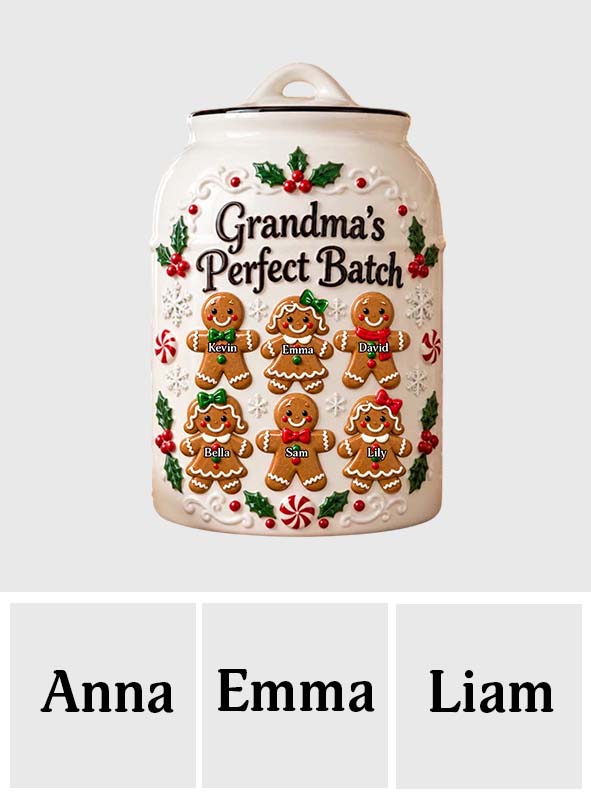 Le Pot à Cookies Parfait de Mamie - Personnalisé