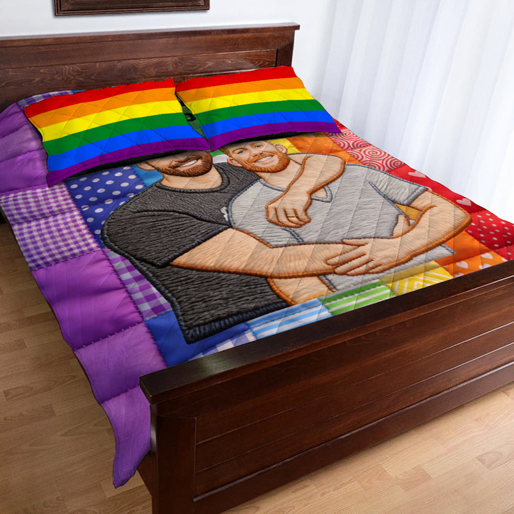 Vous & Moi, Nous Gérons Cela - Ensemble de Couettes LGBT Personnalisé