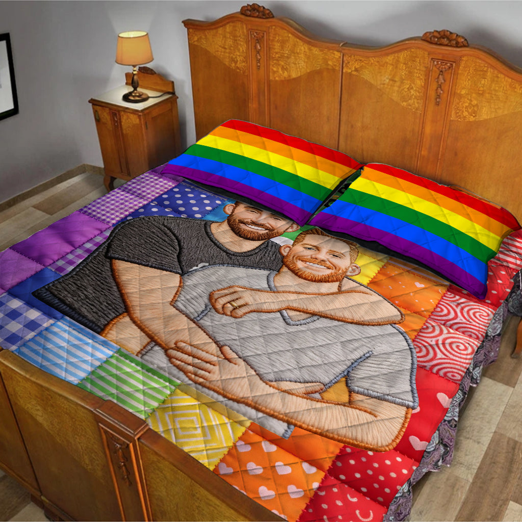 Vous & Moi, Nous Gérons Cela - Ensemble de Couettes LGBT Personnalisé
