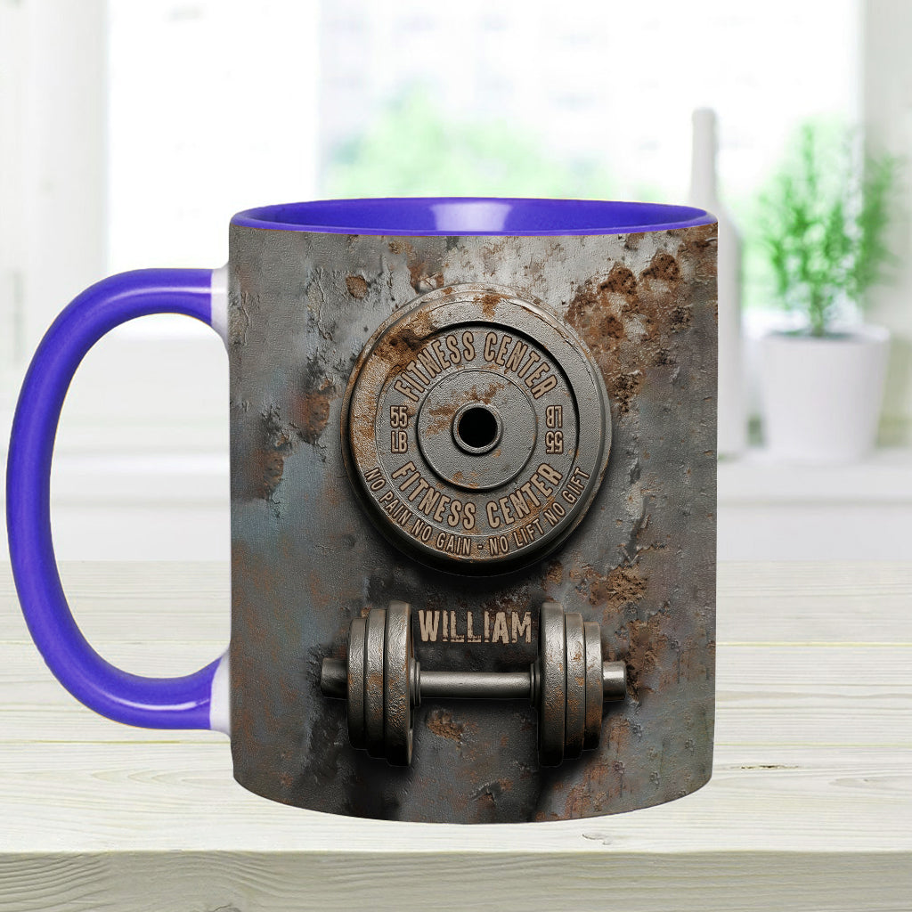 Pas de douleur, pas de gain - Mug personnalisé pour le fitness
