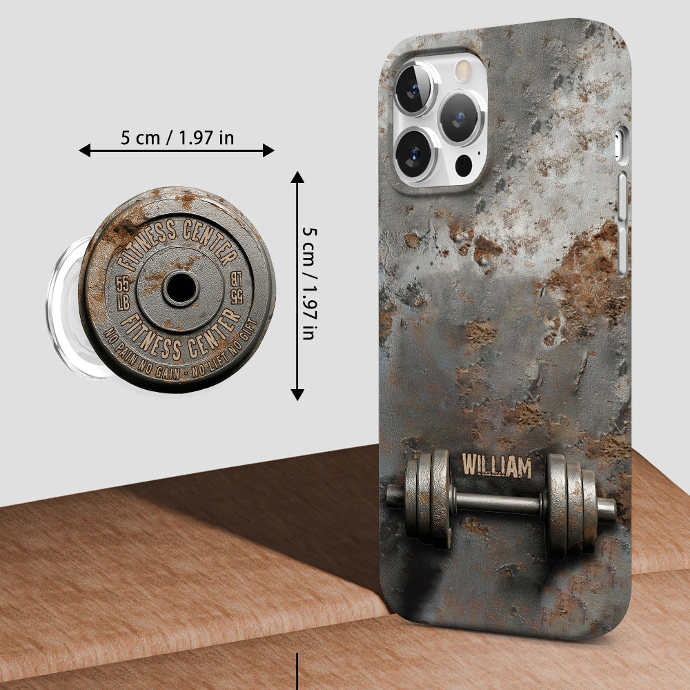 Pas de douleur, pas de gain - Coque de téléphone personnalisée avec imprimé fitness