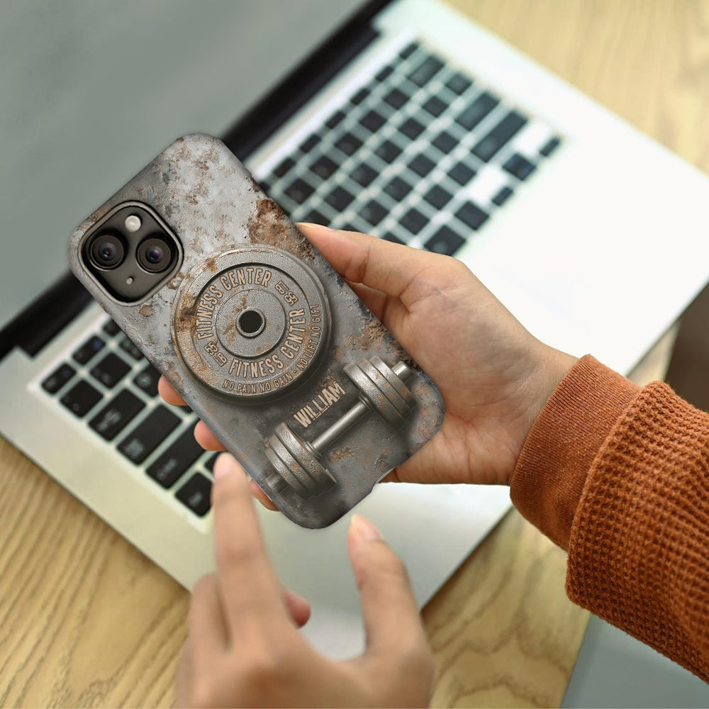 Pas de douleur, pas de gain - Coque de téléphone personnalisée avec imprimé fitness