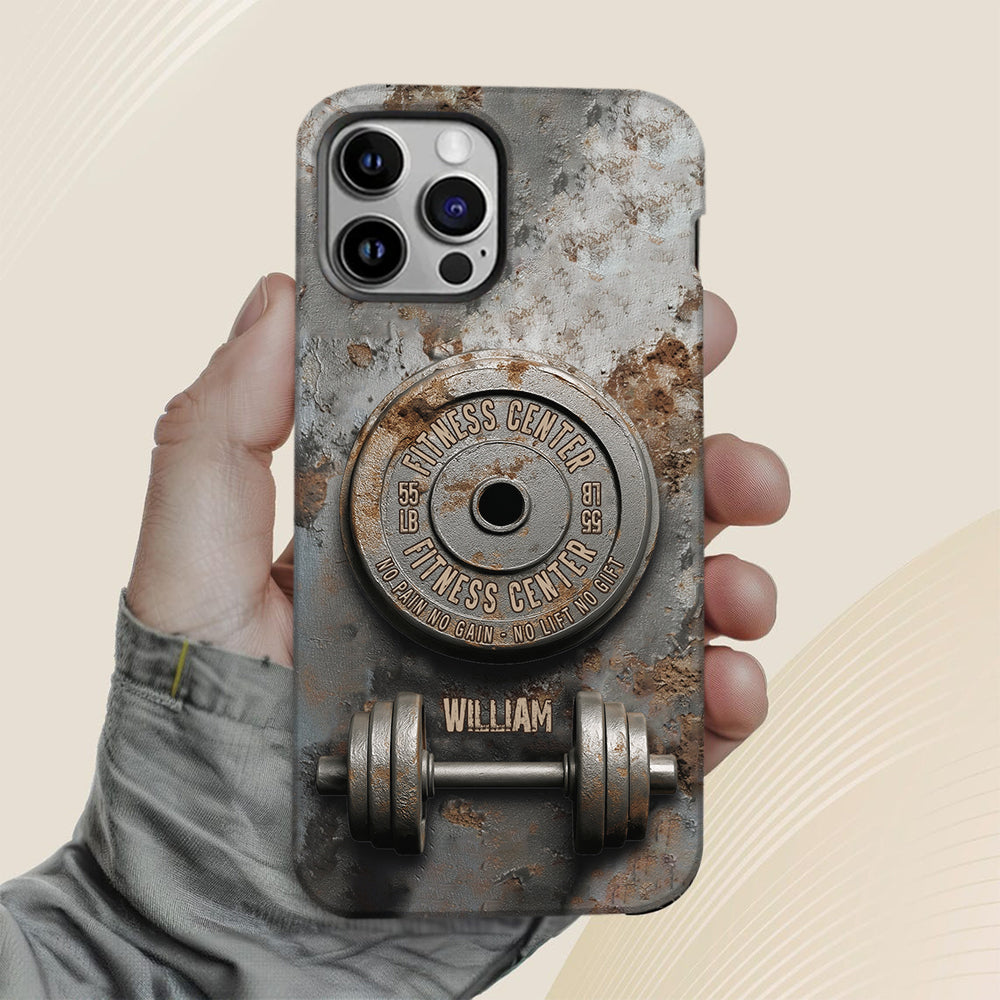 Pas de douleur, pas de gain - Coque de téléphone personnalisée avec imprimé fitness