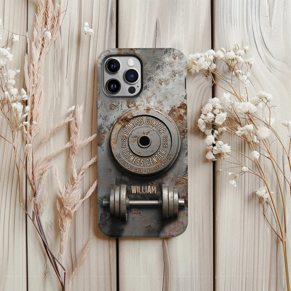 Pas de douleur, pas de gain - Coque de téléphone personnalisée avec imprimé fitness