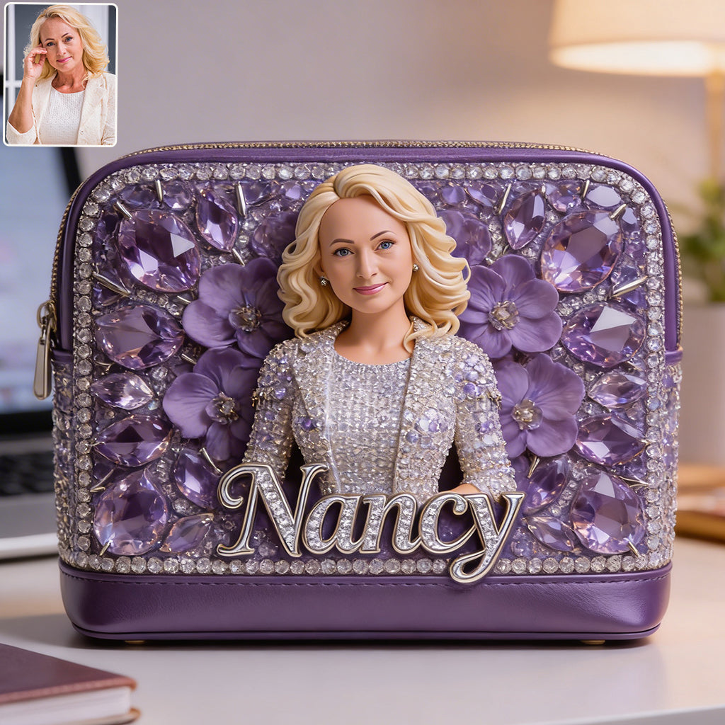 Tout Photo, Fleur - Trousse de Maquillage Personnalisée Amour de Soi