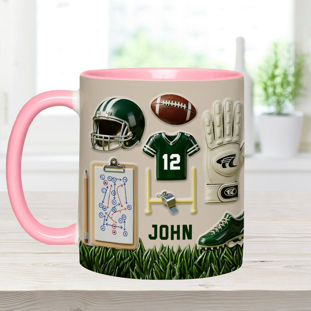 Aimez-vous le football ? Mug et sous-verre personnalisés sur le thème du football