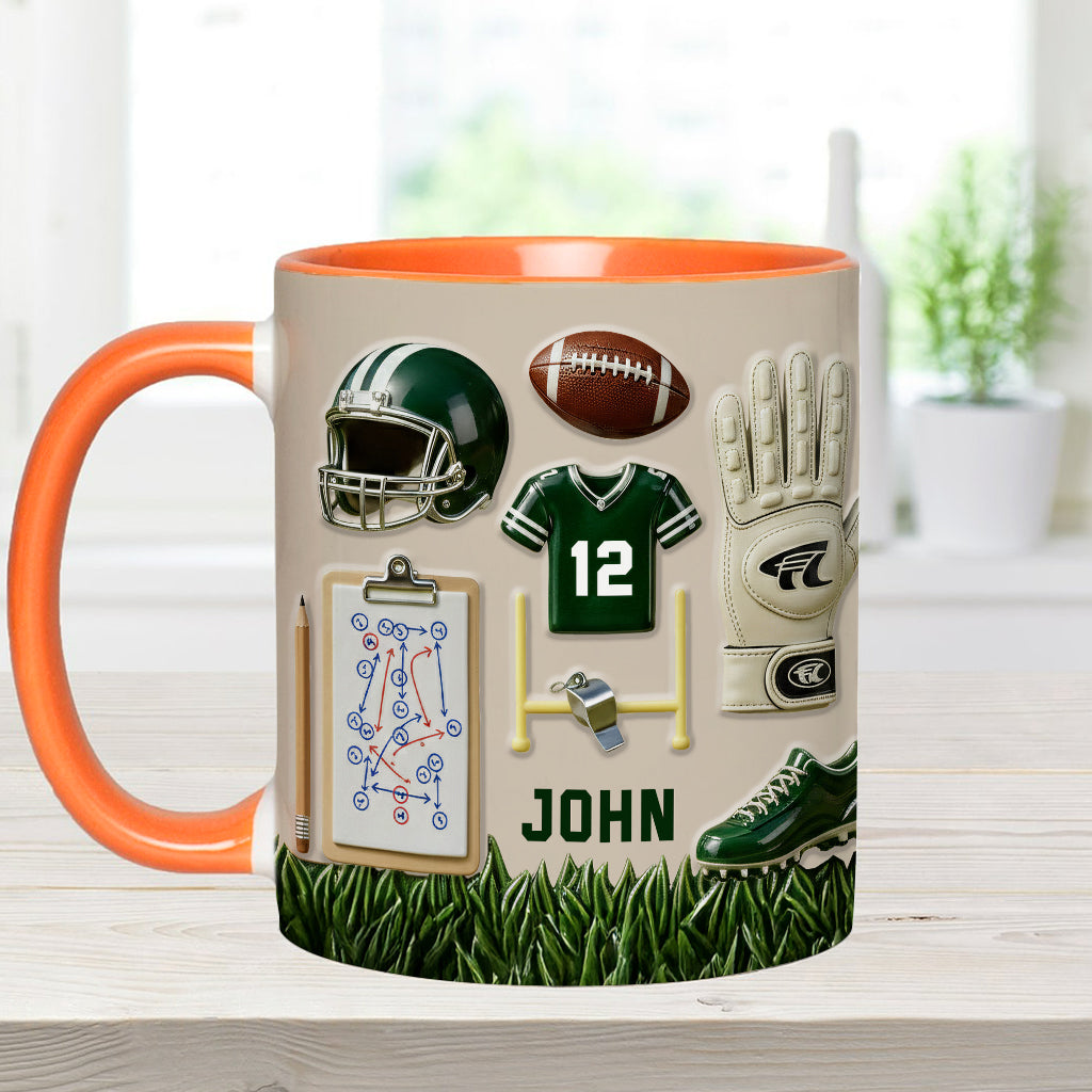 Aimez-vous le football ? Mug et sous-verre personnalisés sur le thème du football