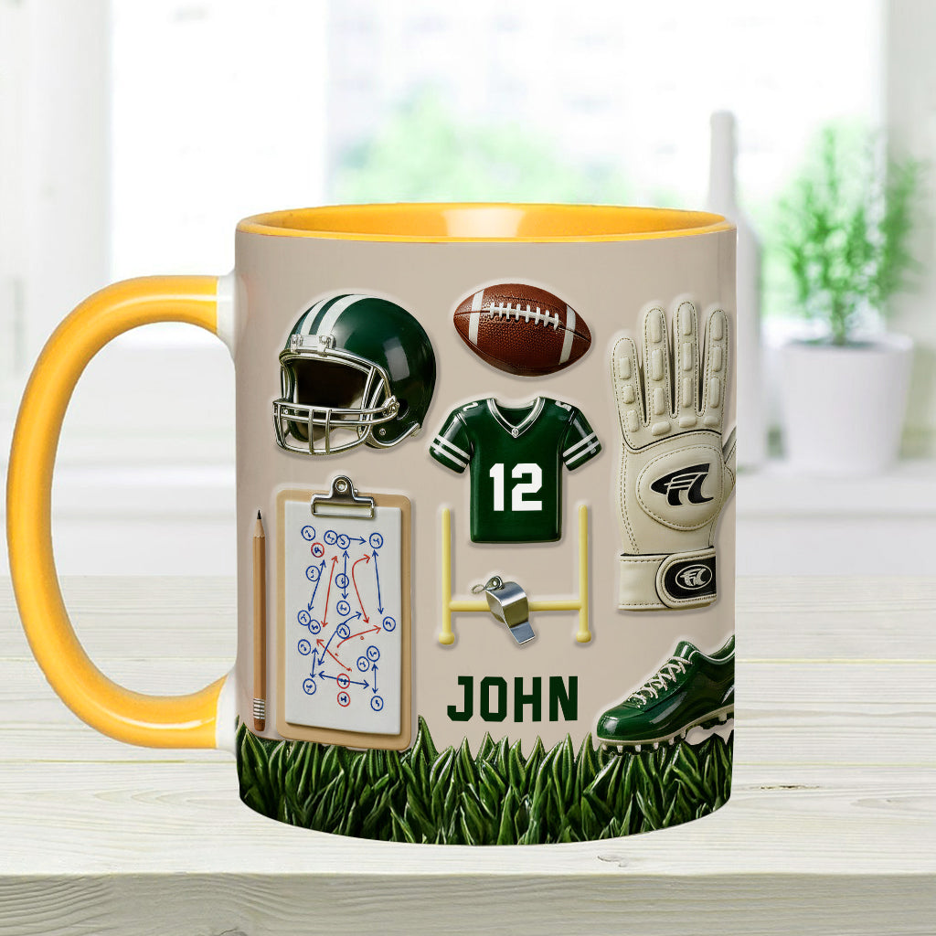 Aimez-vous le football ? Mug et sous-verre personnalisés sur le thème du football