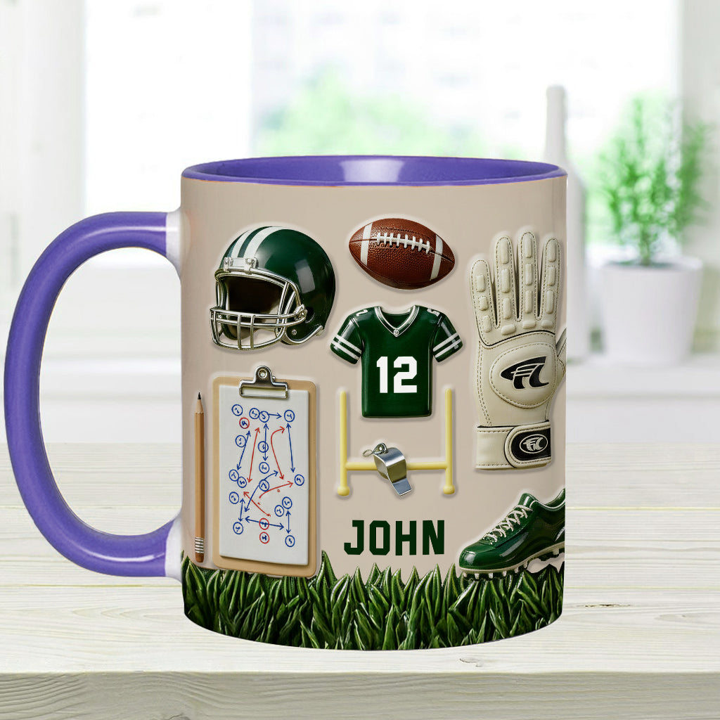 Aimez-vous le football ? Mug et sous-verre personnalisés sur le thème du football