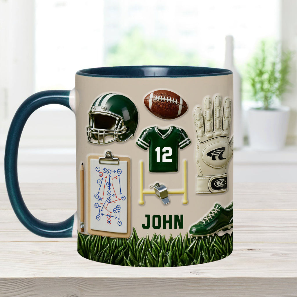 Aimez-vous le football ? Mug et sous-verre personnalisés sur le thème du football