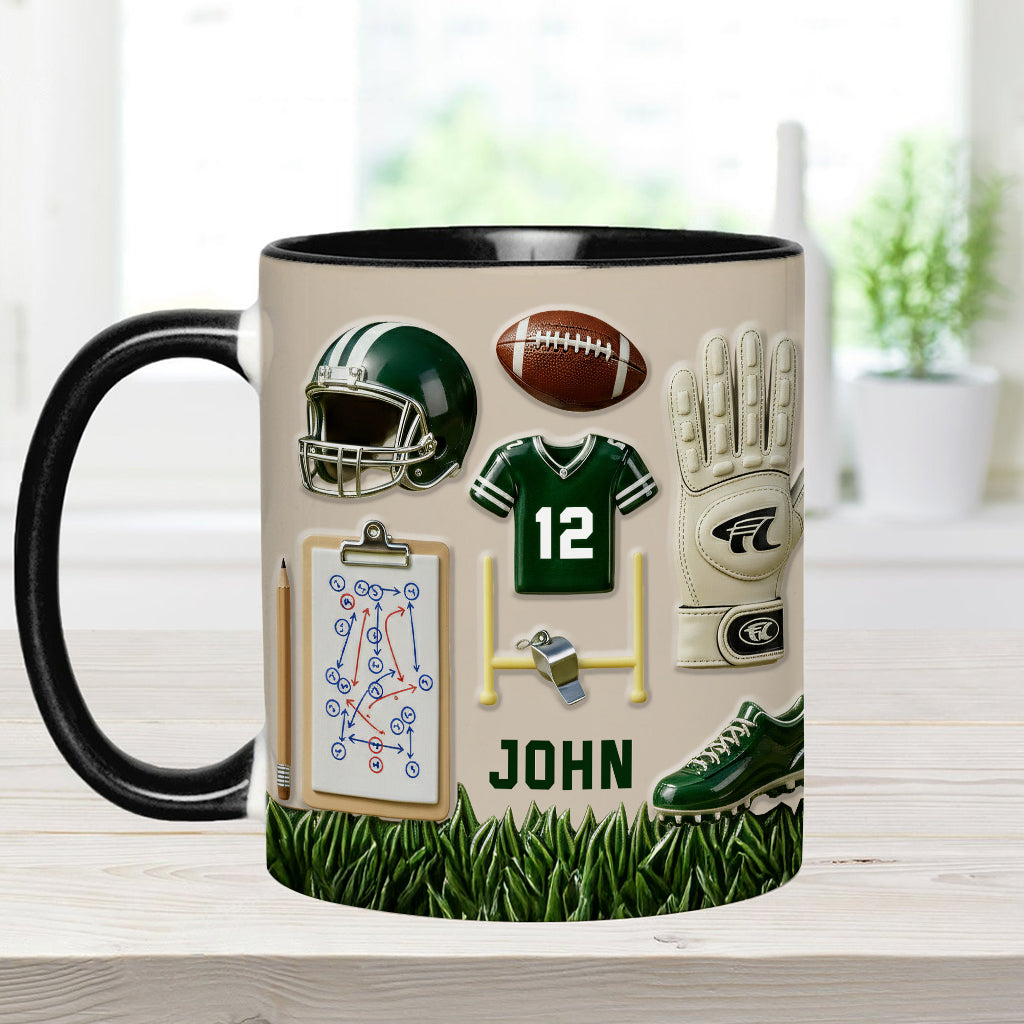 Aimez-vous le football ? Mug et sous-verre personnalisés sur le thème du football