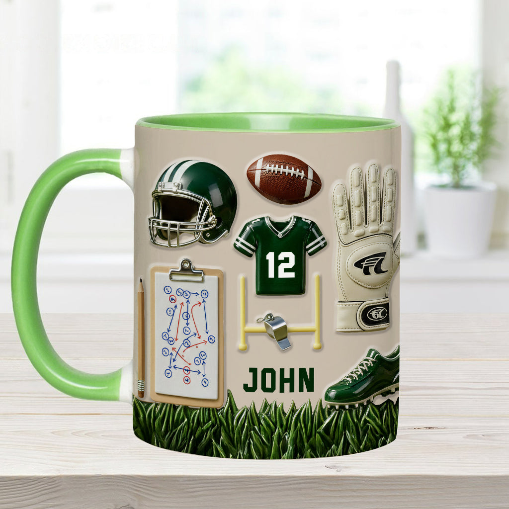 Aimez-vous le football ? Mug et sous-verre personnalisés sur le thème du football