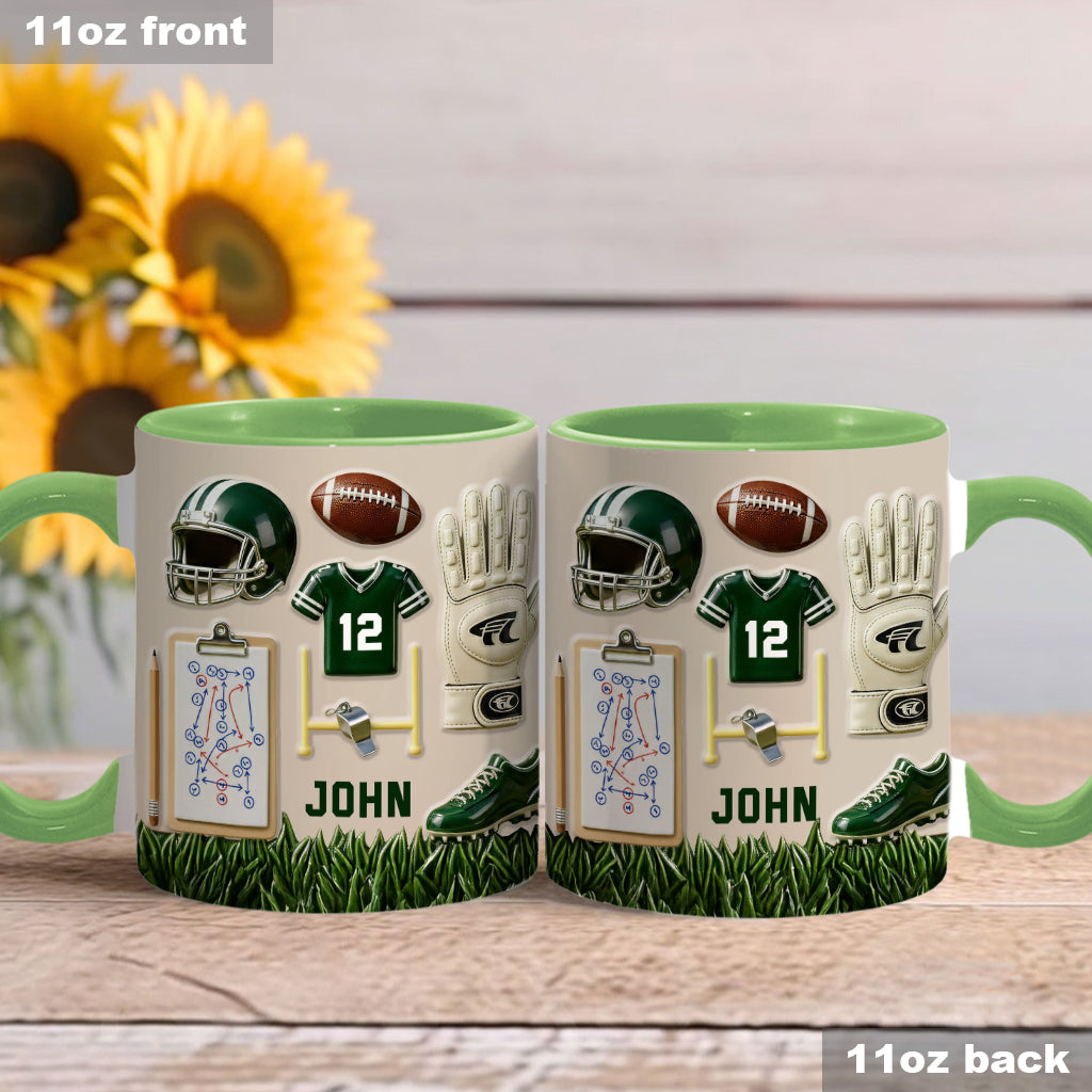 Aimez-vous le football ? Mug et sous-verre personnalisés sur le thème du football