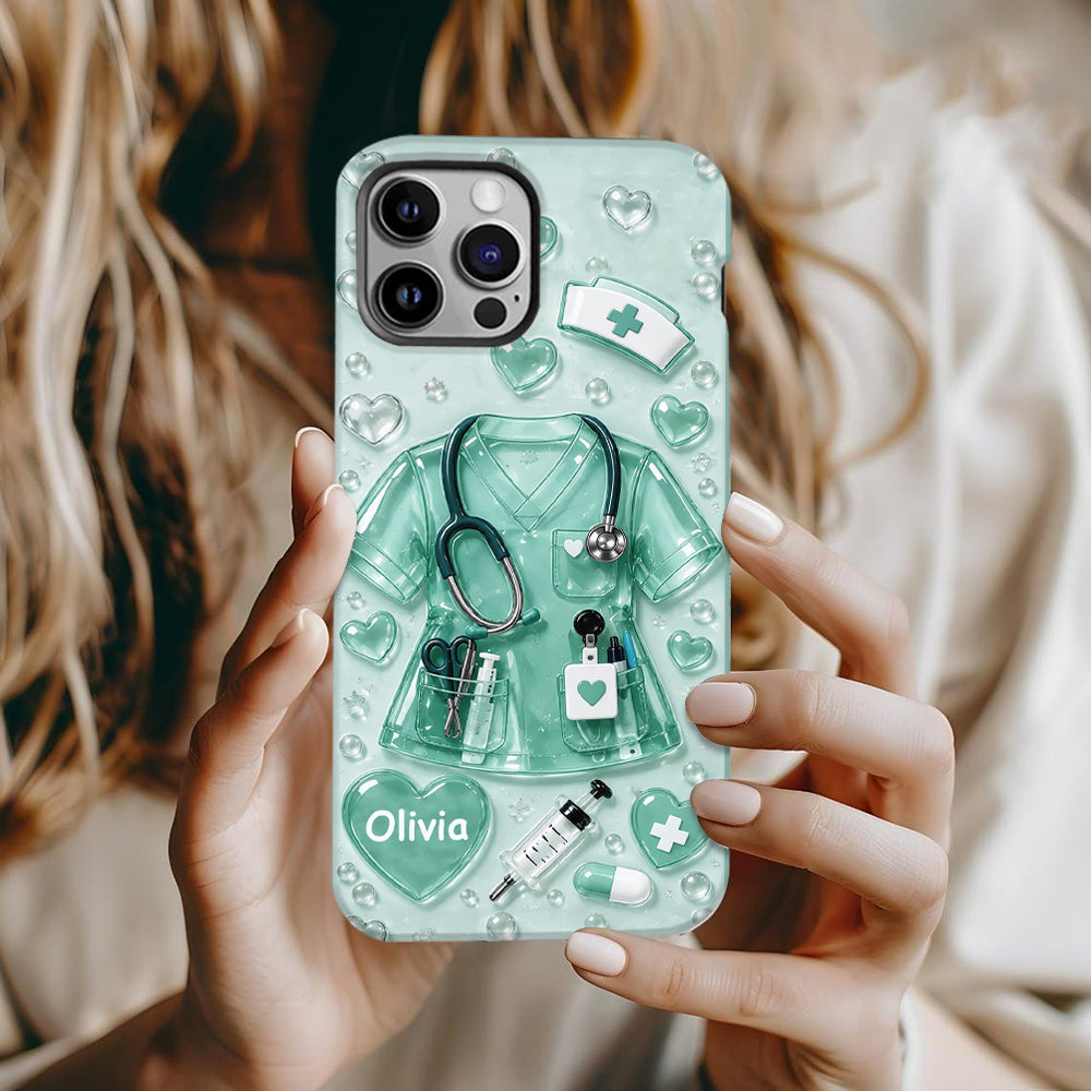 Nurse Life - Personalized Nurse Full Print Phone Case