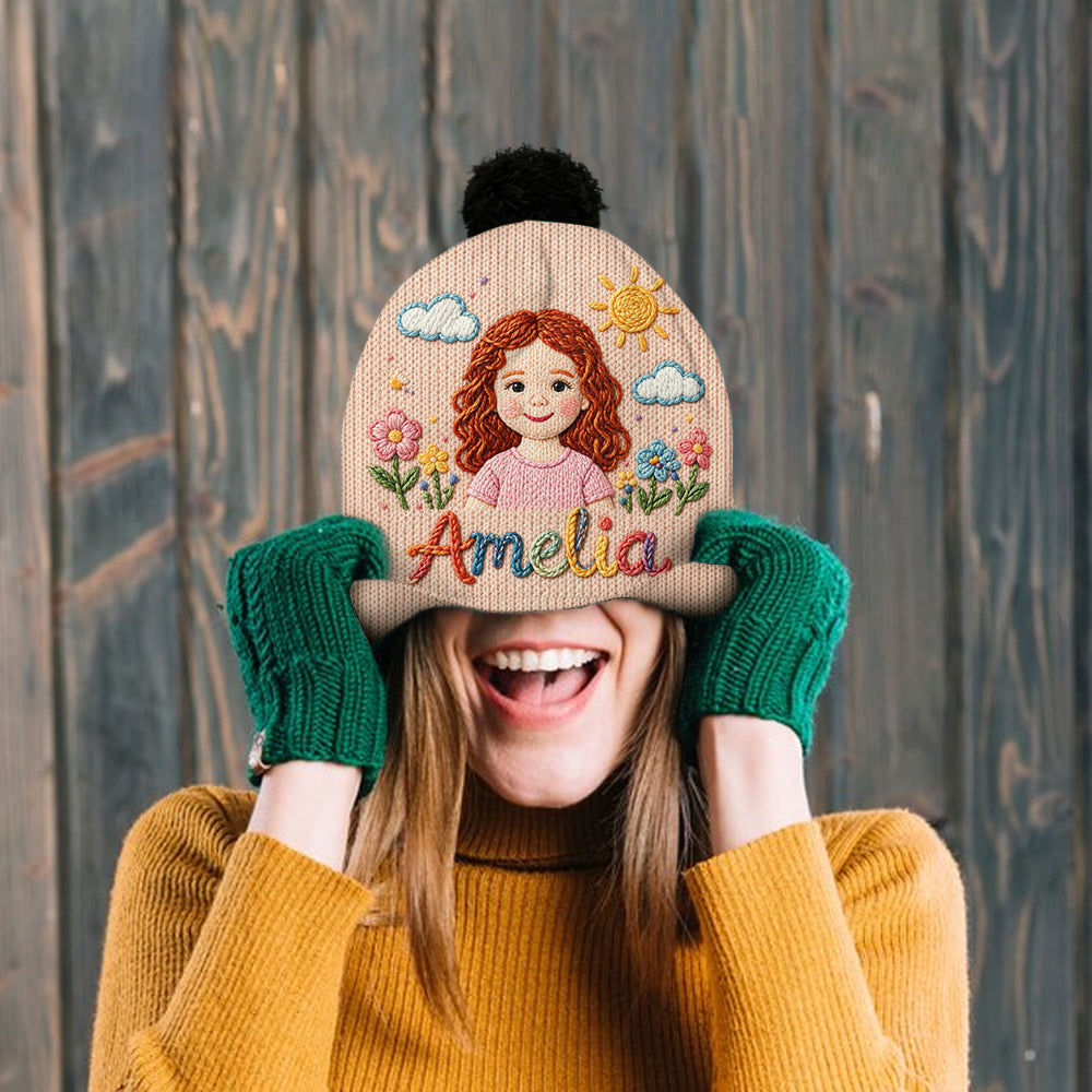 My Name, My Little World - Personalized Kid Beanie Hat