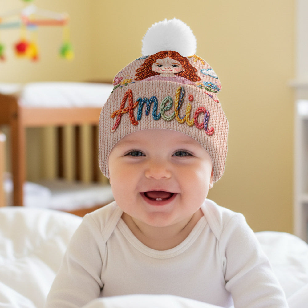 My Name, My Little World - Personalized Kid Beanie Hat