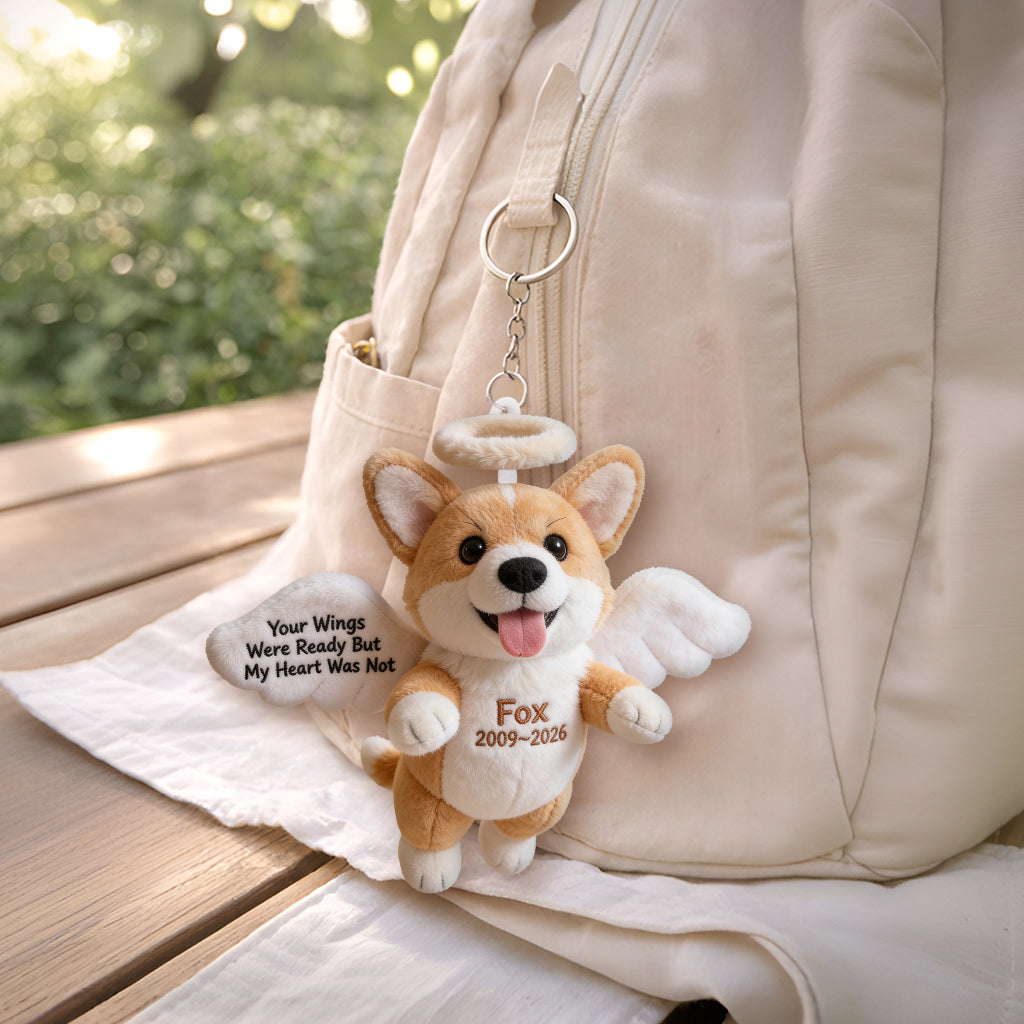 Angel de Compagnie - Porte-clés en Peluche Personnalisé